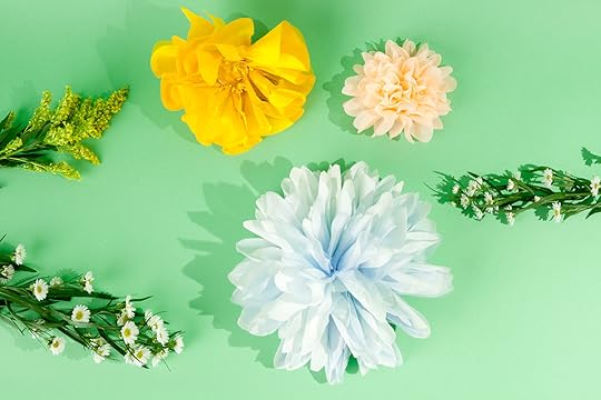 Amazon yellow, Amazon peach and Gucci brooch