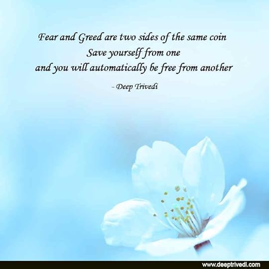 Fear and greed are two sides of the same coin