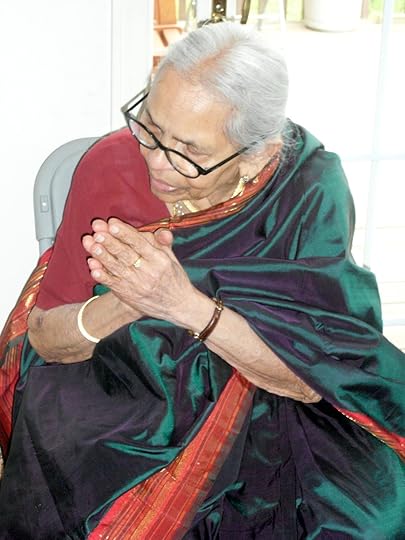 MY MOTHER IN LAW AT A PRAYER CEREMONY