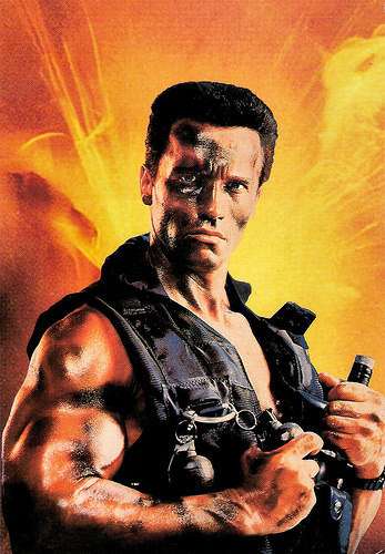 Arnold Schwarzenegger in Commando (1985)