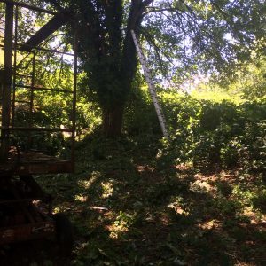 West side mid-excavation