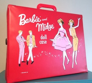 Barbie and Midge doll case