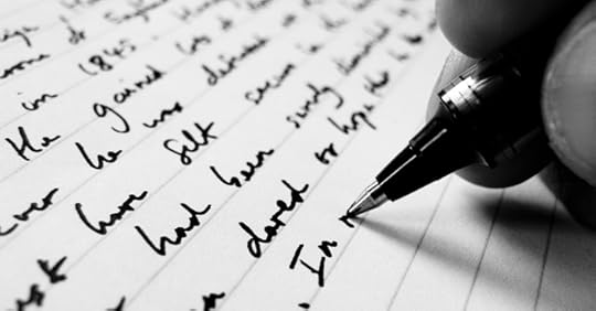 Image result for writing by dark