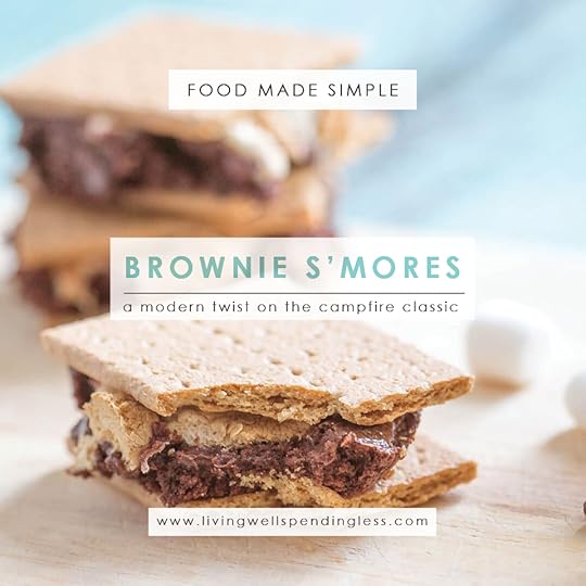 Brownie S'mores | Double Chocolate Brownies | Brownie S'more Recipe | A Modern Twist on the Campfire Classic