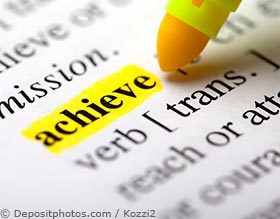Achieve Highlighted in Dictionary