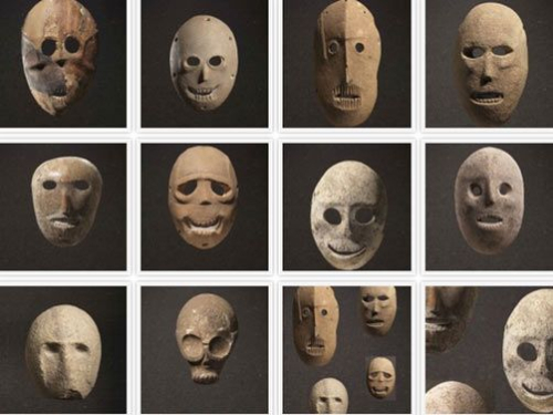 Neolithic Masks Jerusalem.