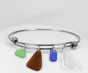 Beach Glass Bangle