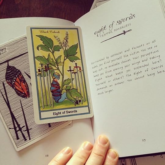 Eight of swords, limiting perceptions #wisdom #universe #cosmos #tarot #tarotreadersofinstagram #newlife