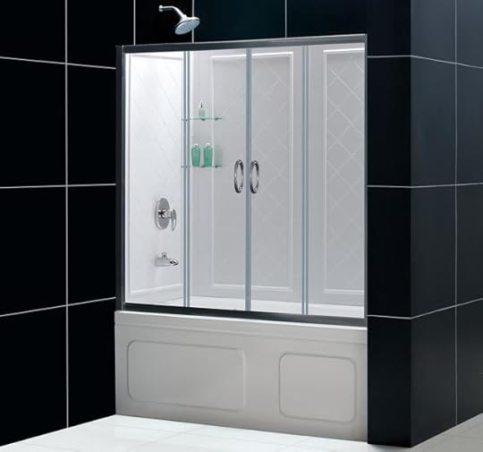 bathtub doors oil rubbed bronze