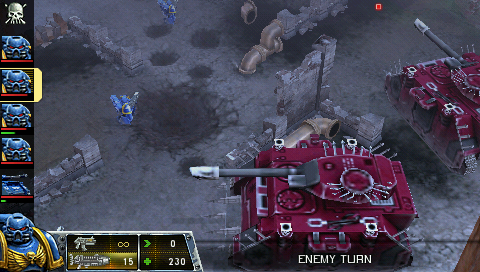 301733-warhammer-40-000-squad-command-psp-screenshot-two-chaos-tanks