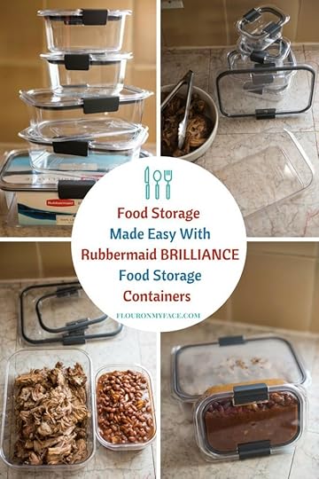 Rubbermaid BRILLIANCE Food Storage Containers via flouronmyface #ad