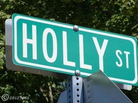 holly street sign: 