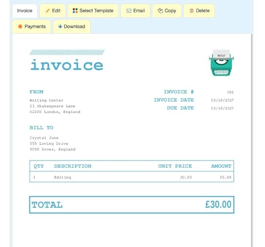 invoice story sidekick