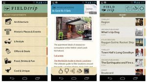 Field Trip mobile app