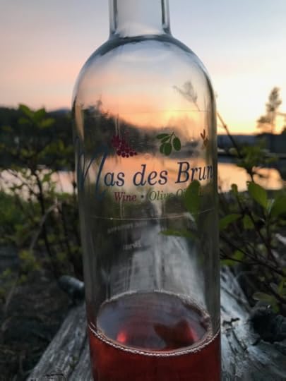 Mas des Brun rose wine from France photo credit Chris Davis
