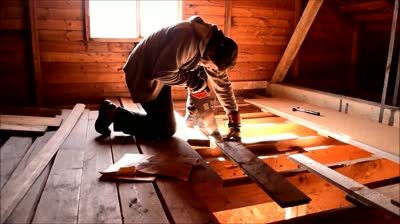 Flooring the attic