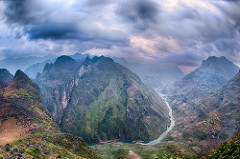 Damming the Mountains of the Far North (Color)
