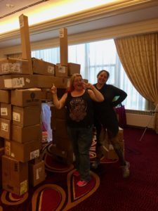 Walked into the SFWA office to find Seanan McGuire had built us a castle.