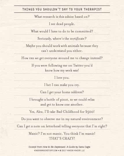 Things You Shouldn't Say to Your Therapist - Knock Knock Blog