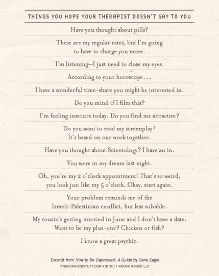 Things You Hope the Therapist Doesn't Say to You - Knock Knock Blog