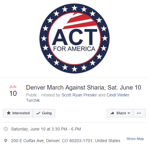 Denver March Against Sharia