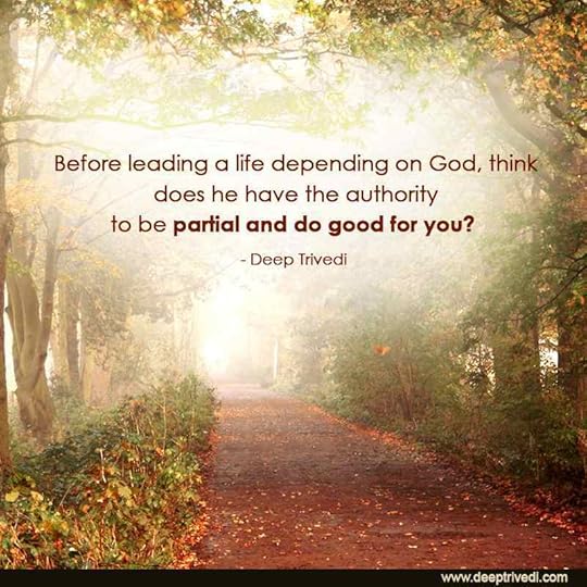 Before leading a life depending on God