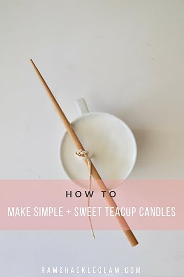 How To Make Your Old Teacups Into Candles