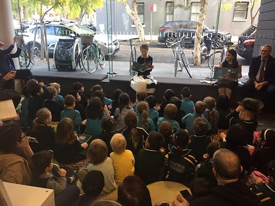 SBS newsreader Lee Lin Chin reads in Sydney