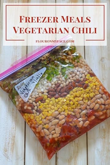 Freezer Meals Vegetarian Chili