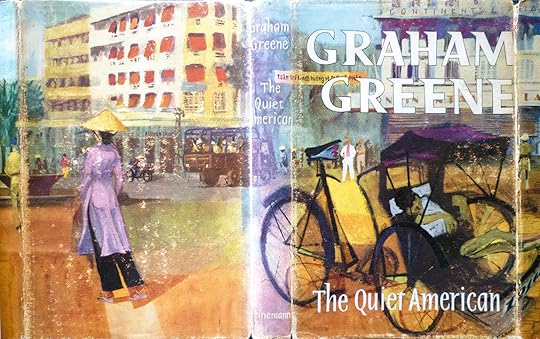 Graham Greene The Quiet American literary edition with cover painted by Peter Edwards