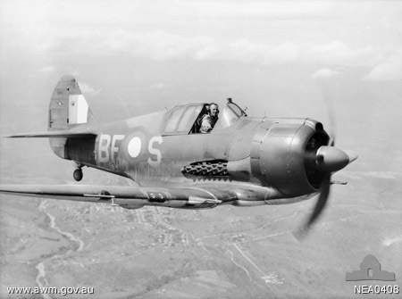 Australian-built CAC Boomerang fighter Sinbad II of No. 5 (Tactical Reconnaissance) Squadron RAAF, Mareeba, Queensland 15 March 1944 (Australian War Museum).