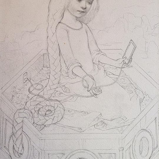 Preliminary sketch by Kristin Kwan