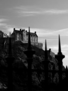 image of Edinburgh Castle via Ian Rankin's website