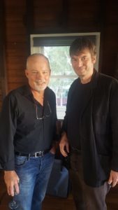 Image via M.R Twitter of Michael Robotham & Ian Rankin