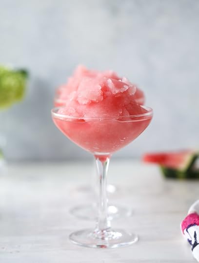 watermelon frosé I howsweeteats.com 
