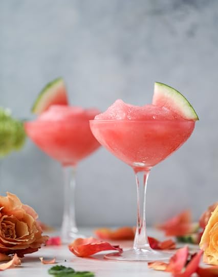 watermelon frosé I howsweeteats.com 