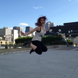 Krystal Hobbs of Reflective Marketing having a fun break from business