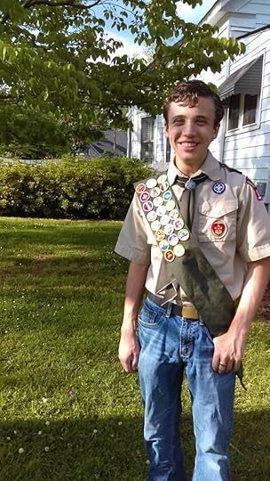 Image may contain: 1 person, standing, tree and outdoor