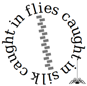 infinite haiku: silk caught in flies caught in silk ...