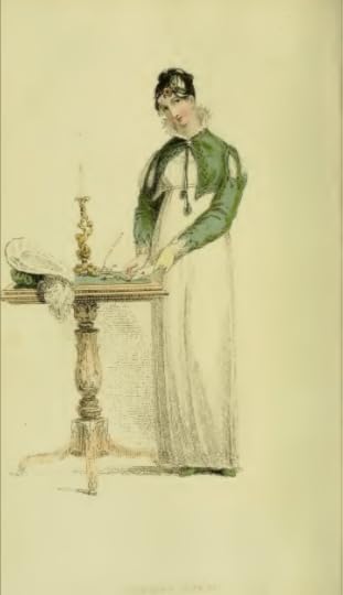 Ackermann's fashion plate 33, Nov 1813: Morning Dress