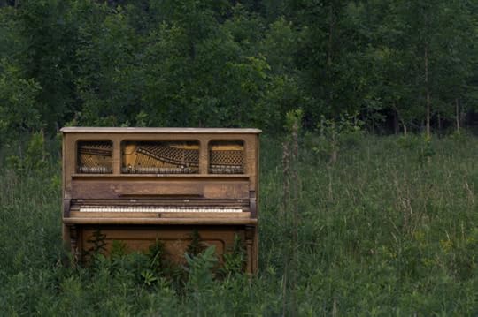 A piano in the forest