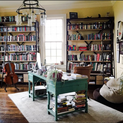Maggie Stiefvater writing room