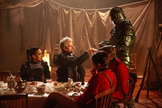 WARNING: Embargoed for publication until 00:00:01 on 06/06/2017 - Programme Name: Doctor Who S10 - TX: 10/06/2017 - Episode: Empress of Mars (No. 9) - Picture Shows: ***EMBARGOED UNTIL 00:01hrs 6th JUNE 2017*** Bill (PEARL MACKIE), The Doctor (PETER CAPALDI), Catchlove (FERDINAND KINGSLEY), Godsacre (ANTHONY CALF), Friday (RICHARD ASHTON) - (C) BBC/BBC Worldwide - Photographer: Simon Ridgway
