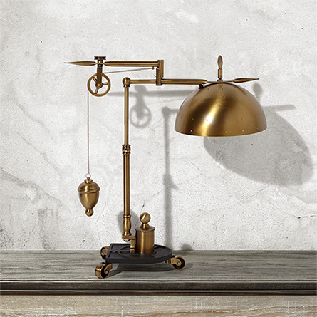 Franklin Brass Weighted Task Lamp