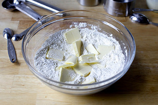 butter into dry stuff