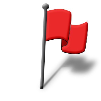 Risultati immagini per red flags