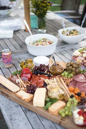 Meat and cheese boards are my go-to for super chill, no stress summer entertaining. You can load them up with all your favorite cheese, cured meats, fruit, nuts and spreads. Add some wine and baguettes and you have yourself a meal.