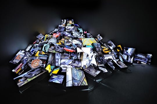 Zined Sedira, Dead End, 2010. Installation. 100 light boxes, electric cables© the artist/DACS, London and courtesy kamel mennour, Paris/London