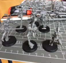 Harlequins Miniatures in progress