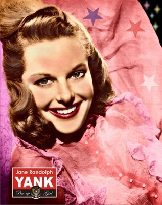 Jane Randolph on the cover of the debut issue of Yank, the Army Weekly, June 17, 1942 (US Army).
